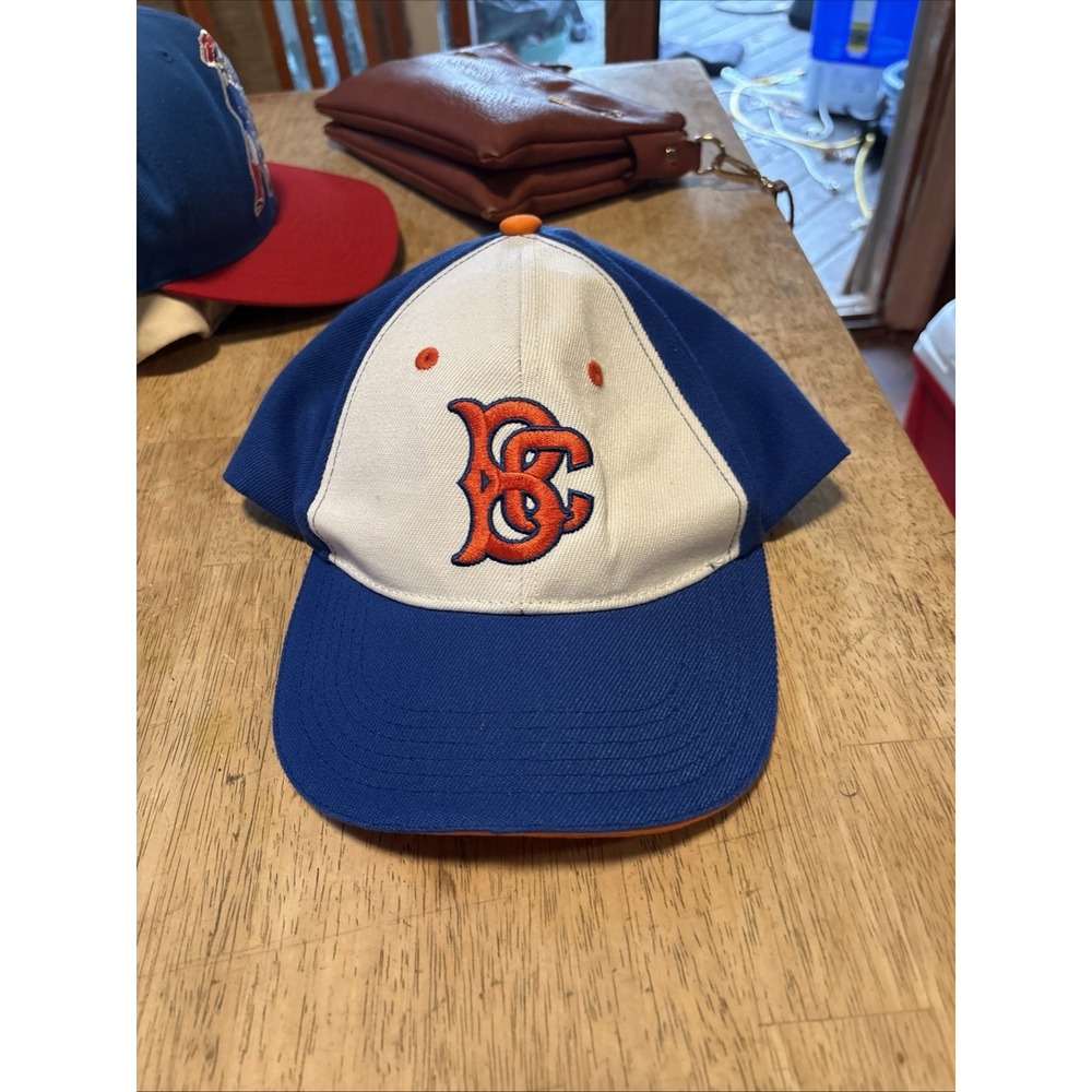 Brooklyn Cyclones Baseball Snapback Cap Hat Blue White Orange MLB Fan Gear